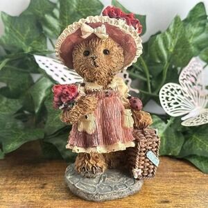 Vintage Resin Hand Painted Bear Collectible Boyds Bear Replica Detailed Figurine